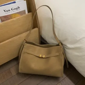 Classic Tan Shoulder Bag for Women 