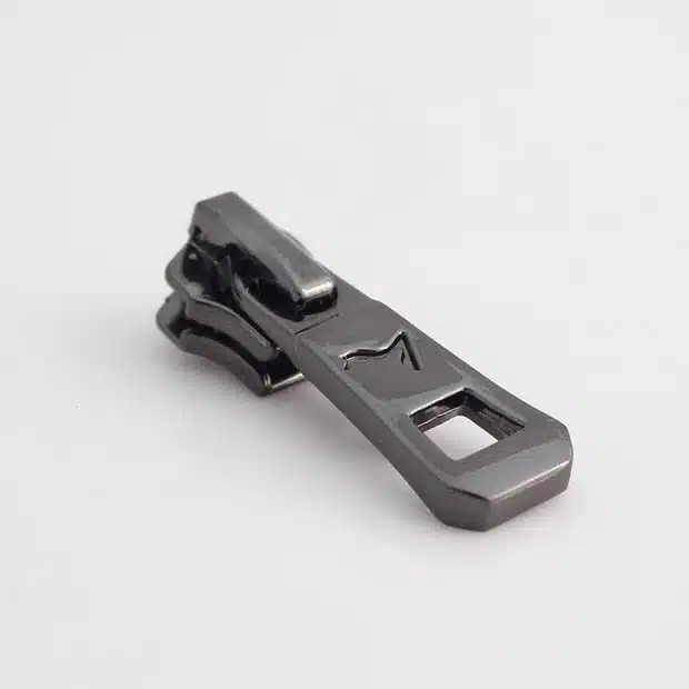 Custom branded zipper pullers with engraved logo
