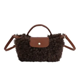 Fluffy Faux Fur Crossbody Bag