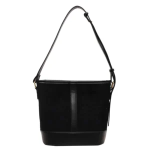 Vintage Suede Texture Bucket Bag 