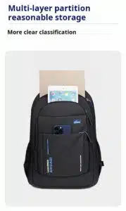Bulk affordable grey backpack export to SEA MDD2037