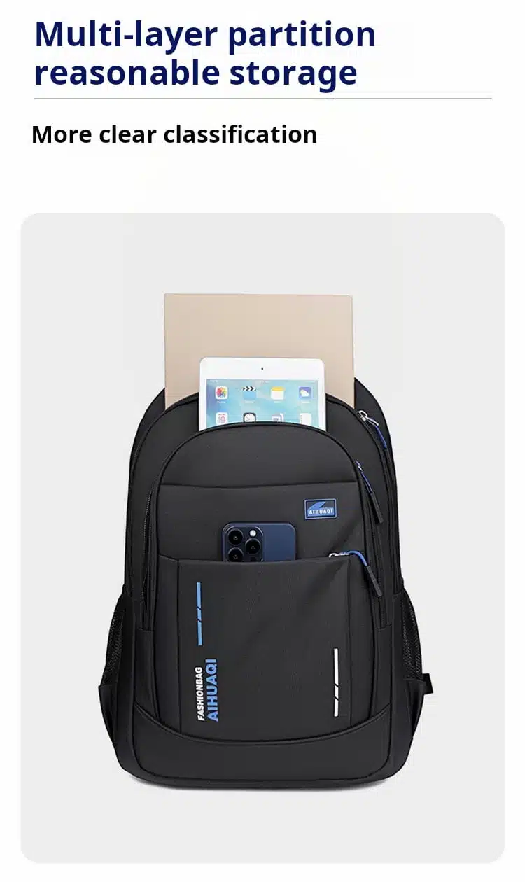 Bulk affordable grey backpack export to SEA MDD2037