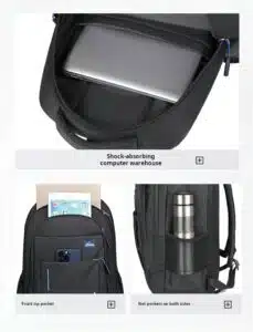 Bulk affordable grey backpack export to SEA MDD2037