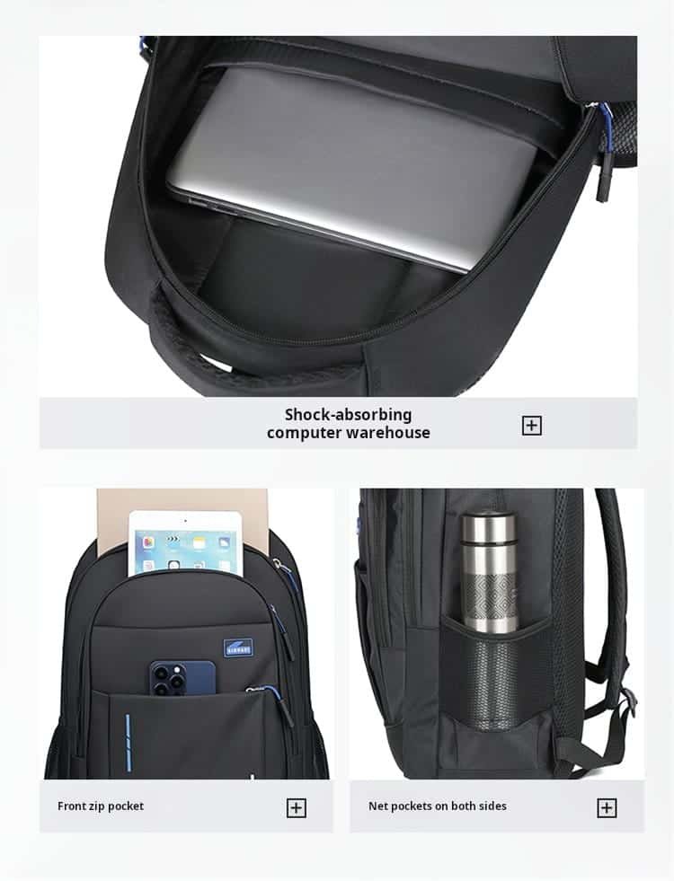 Bulk affordable grey backpack export to SEA MDD2037