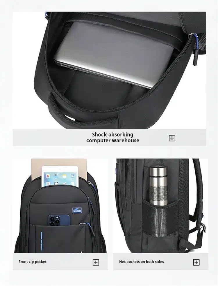 Bulk affordable grey backpack export to SEA MDD2037