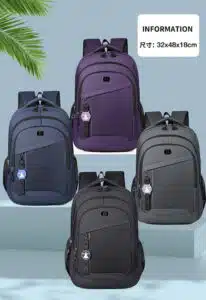 Bulk affordable grey backpack export to SEA MDD3813