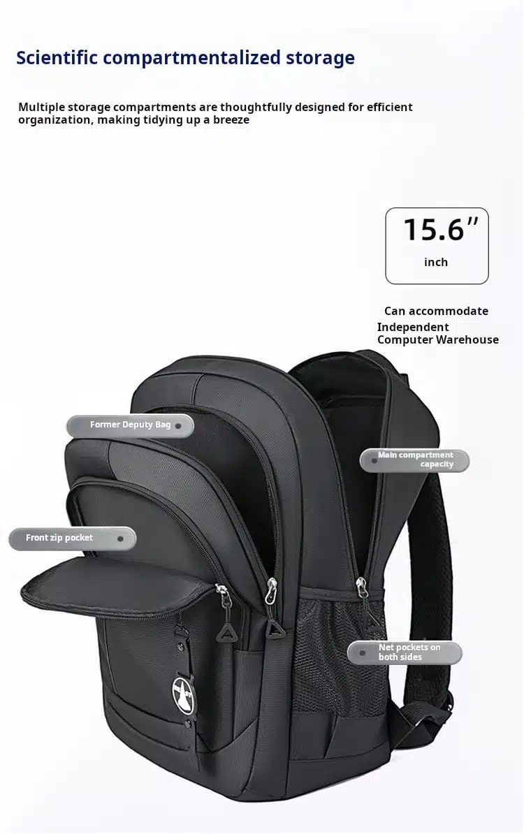 Bulk affordable grey backpack export to SEA MDD3813