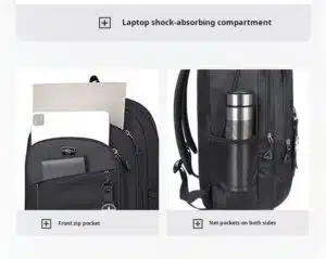 Bulk affordable grey backpack export to SEA MDD3813