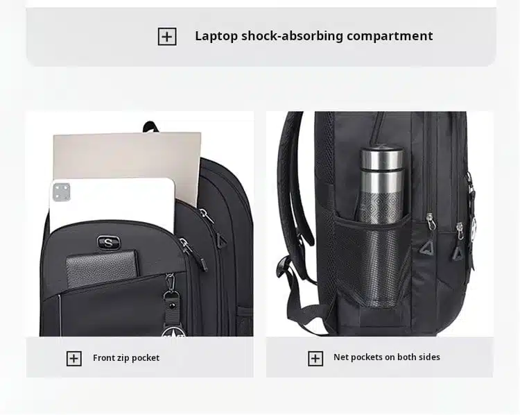 Bulk affordable grey backpack export to SEA MDD3813