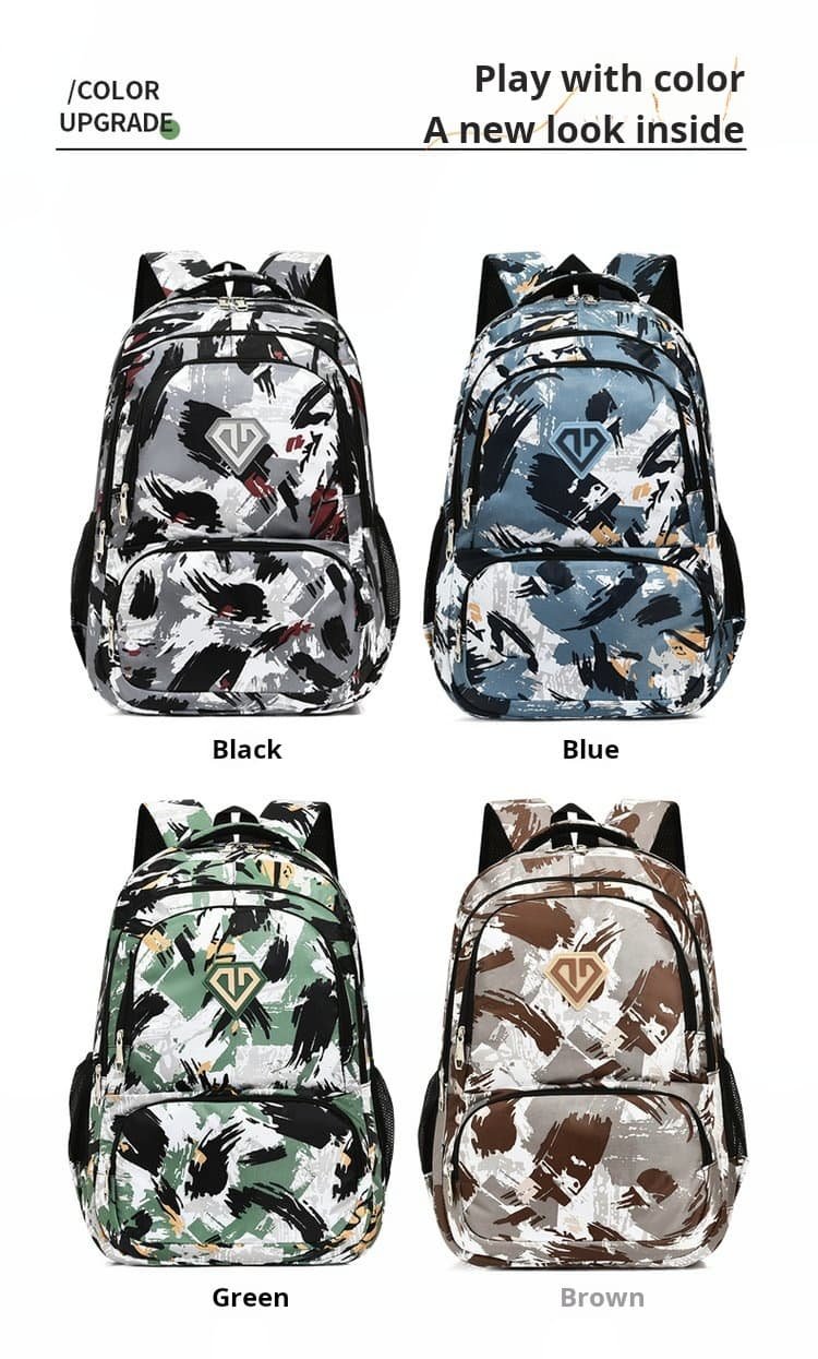 Bulk printed youth backpack factory price ready to ship MDD3814 