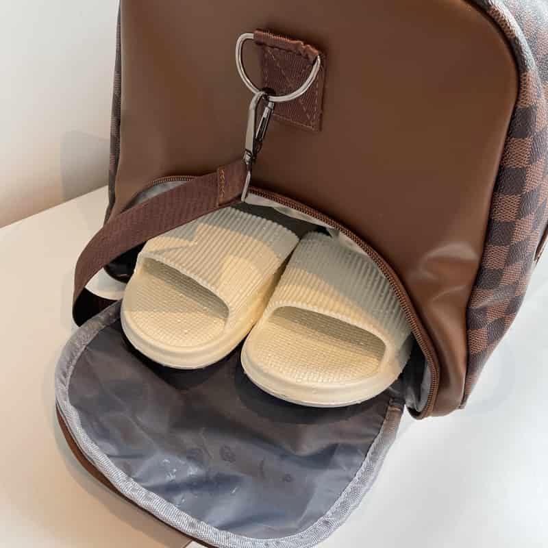 Custom Duffel Bag with Shoe Compartment 