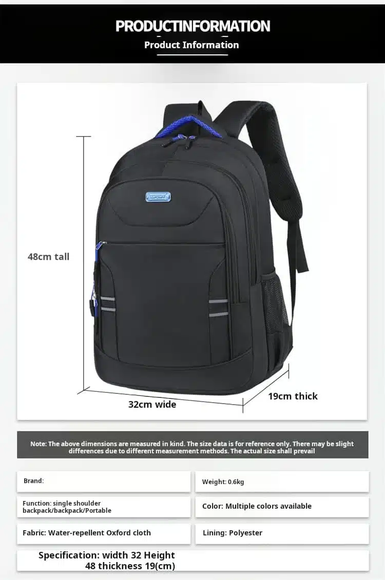 Durable green student backpack wholesale export MDD204