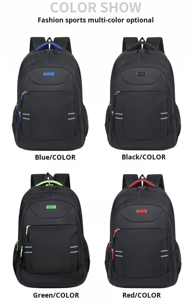 Durable green student backpack wholesale export MDD204