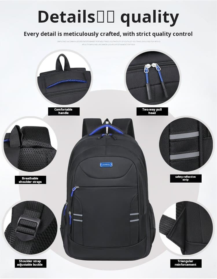 Durable green student backpack wholesale export MDD204