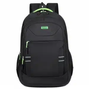 Durable green student backpack wholesale export MDD204