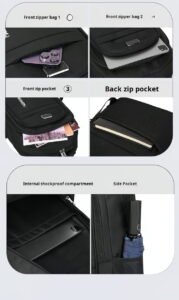 High turnover black book bag bulk supplier MDD1855
