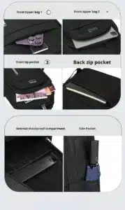 High turnover black book bag bulk supplier MDD1855