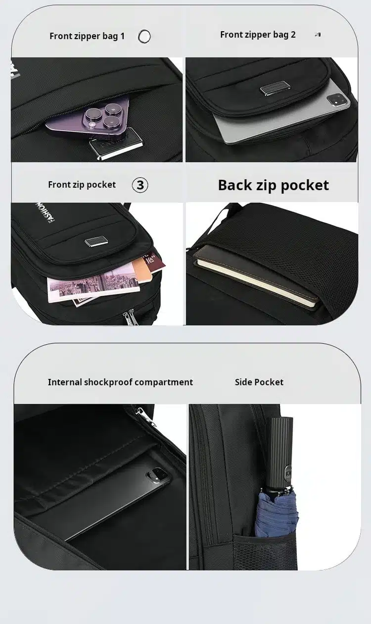 High turnover black book bag bulk supplier MDD1855