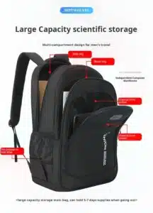 High turnover black book bag bulk supplier MDD1855