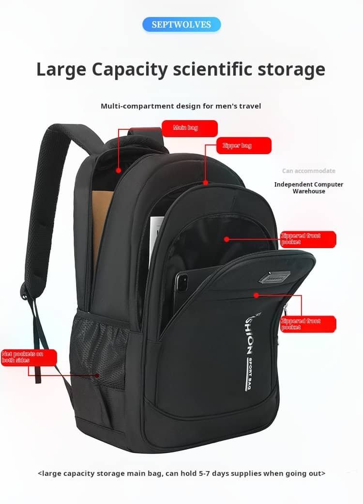 High turnover black book bag bulk supplier MDD1855