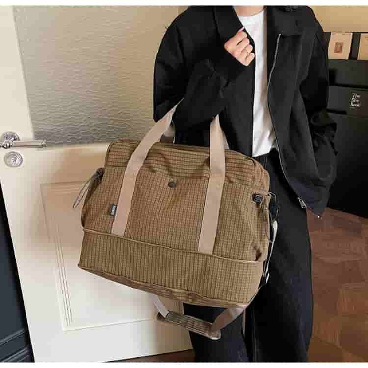 OEM Checkered Travel Bag Trolley Sleeve