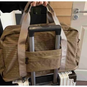 OEM Checkered Travel Bag Trolley Sleeve
