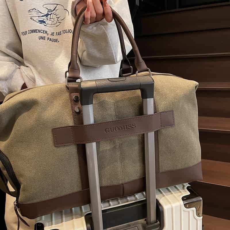 Wholesale Canvas Expandable Duffel 