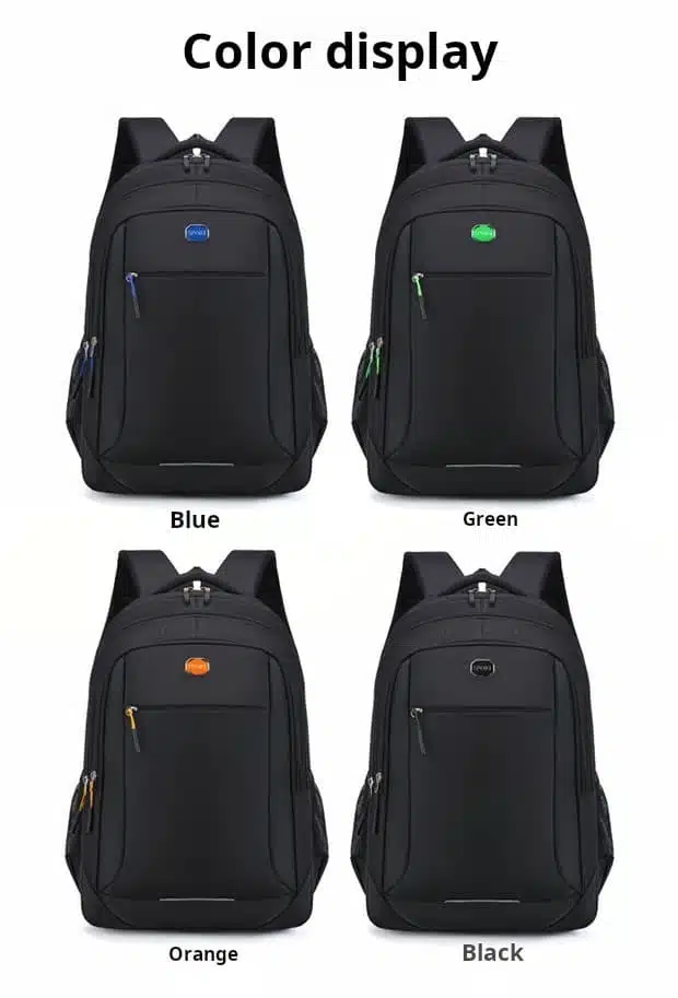 Wholesale multi pocket black daypack factory direct MDD9001