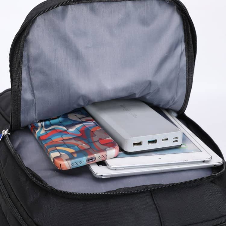 Wholesale multi pocket black daypack factory direct MDD9001