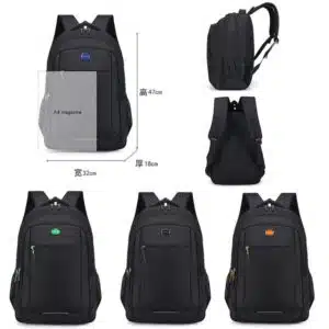 Wholesale multi pocket black daypack factory direct MDD9001