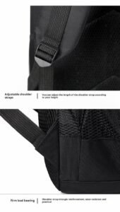 Wholesale plain black daypack high turnover supplier SEA