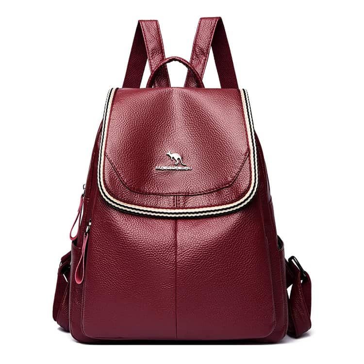 Custom PU vegan leather fashion backpacks wholesale