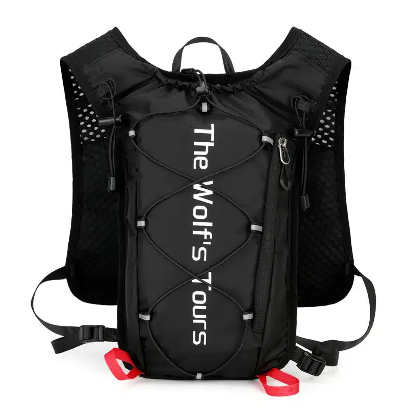 Hydration Vest Pack for Trail Running - black colorway