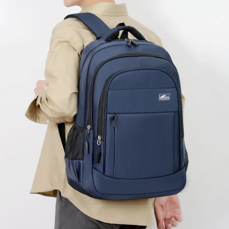 Slim Laptop Backpack for Commuting - worn by model