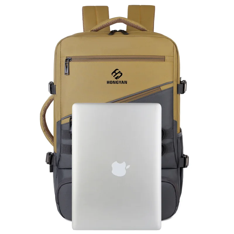 Travel Backpack with Laptop & Shoe Compartment - padded laptop compartment