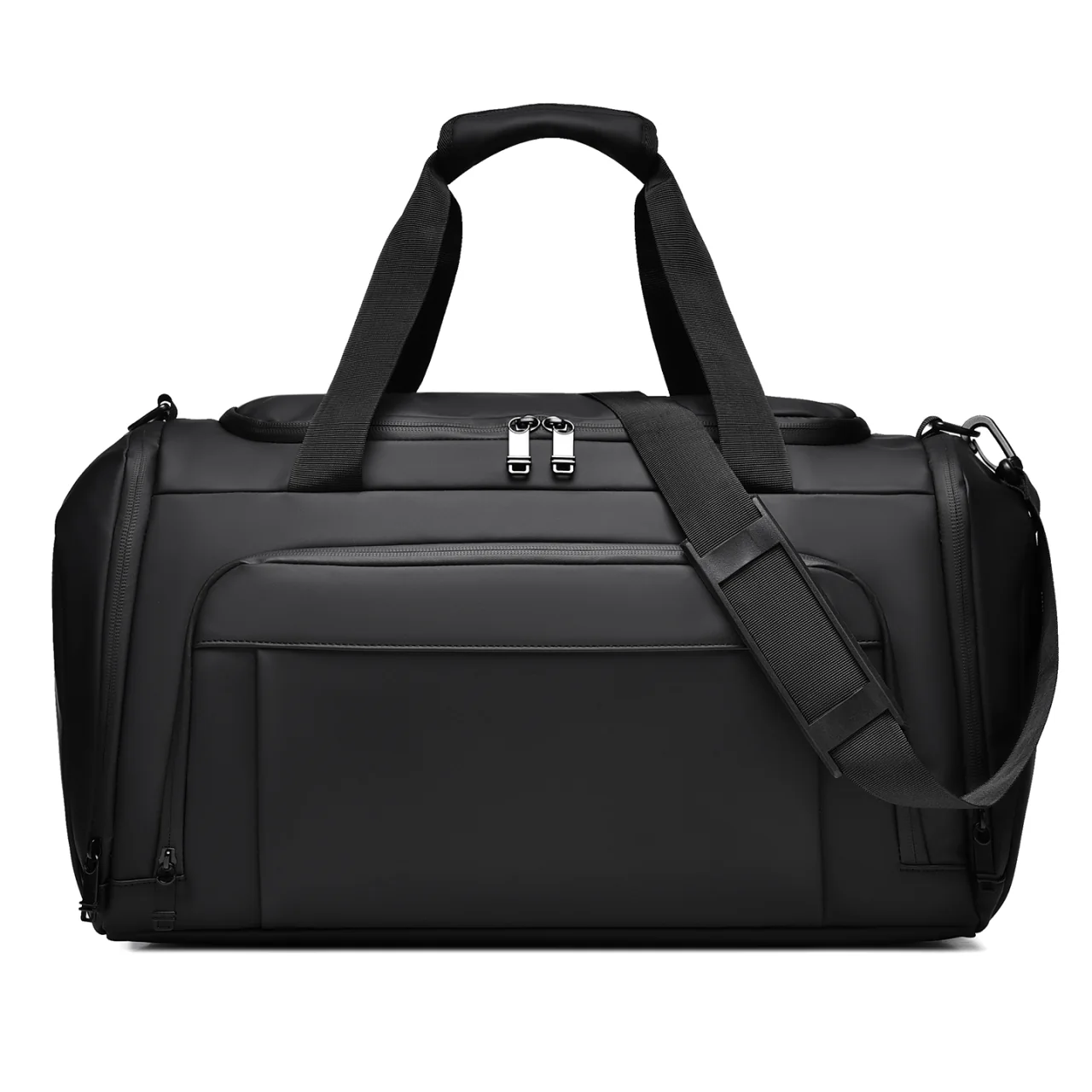 Weekender Duffel Bag with Shoe Compartment - front view